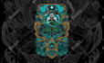 draw a detailed dark art illustration with engraving style