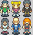 create pixel art characters and I will animate them