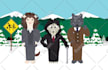 draw you in the south park cartoon style