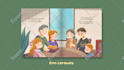 illustrate children story book illustration for kids