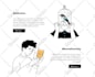 create modern flat illustrations for brand, app, or website