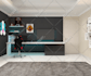 create modern bedroom interior design and realistic 3d rendering