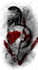 make an amazing trash polka tattoo design for you