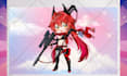 draw custom anime chibi character art for pfp, sticker, fanart, vtuber