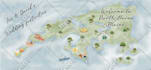 create a custom wedding map watercolor style