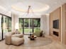 create interior design, realistic 3d render in short time