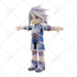 design 3d character model for game and animation