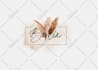 design watercolor signature logo with full branding kit