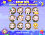 draw custom emotes and badges for twitch youtube discord