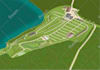 create a beautiful campus map illustration