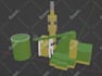 model low poly 3d  objects and props
