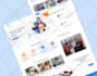 create modern UI UX design for mobile app and website design in figma