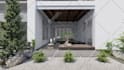 create garden or landscape 3d rendering