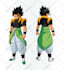 create illustrations, dragon ball art style