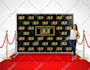 design a step and repeat, expo, red carpet sponsors event backdrop