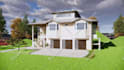make your facade look modern, elegant, and attractive with 3d rendering