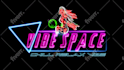 do retro synthwave pop neo sci fi cyberpunk arts and logo