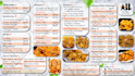 design digital animated or static menu restaurant tv display