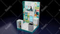 create trade booth, stand, exhibition booth design rendering