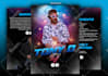 design artist or model portfolio, poster, press kit,epk