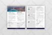 create a minimalist media kit and corporate flyer design