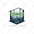 do real estate, property, and construction business logo design