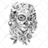 design a super cool illustration or custom tattoo