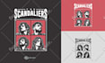 create a hand drawn, retro, badge, vintage logo design and brand identity
