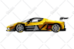 draw awesome vector illustration of your car or any vehicle