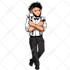 draw a boondocks cartoon of your picture in 24h