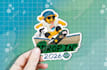 draw cartoon doodle stickers, hand drawn designs for print
