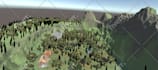 design a 3d terrain or environment for unity 3d game engine