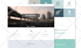 design PSD website landing page