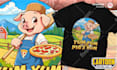 draw cartoon mascot character illustration