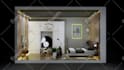 create and render 3d isometric room