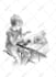 do pencil sketch, pencil portrait, or any pencil drawing