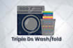 clean house, janitorial or commercial cleaning services logo