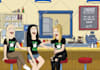 draw you as a bobs cartoon style portrait