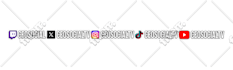 social media overlay banner like the one on ishowspeed stream with kick