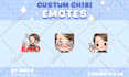 draw cute chibi for twitch emotes