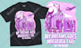 create custom detailed graphic illustration for t shirt and apparel