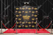 do backdrop design, step and repeat banner by logo