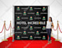 design a step and repeat, expo, red carpet sponsors event backdrop