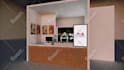 create 3d booth and exhibition kiosks design