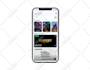 design UI app mockup realistic iphones androids laptop tablets