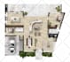 create a detailed colored floor plan for interior and real estate presentations