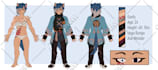make a character turnaround for your anime, cartoon, comic, manga project