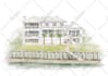 make a sketch and watercolor portraits of houses and places