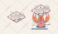 design vintage retro illustration for t shirt or merchandise