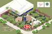 do isometric event map vector 3d festival maps illustrations